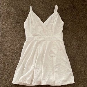 White Romper Dress